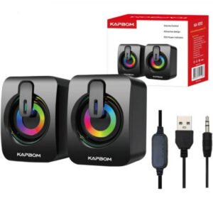 Caixa de Som Speaker Usb RGB Kapbom KA-1010
