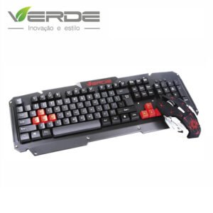 Kit Teclado e Mousse Verde - JP-T2000 - Capa